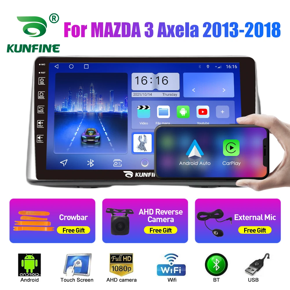 Car Radio For MAZDA 3 Axela 2013-18 2Din Android Octa Core Car Stereo DVD GPS Navigation Player Multimedia Android Auto Carplay