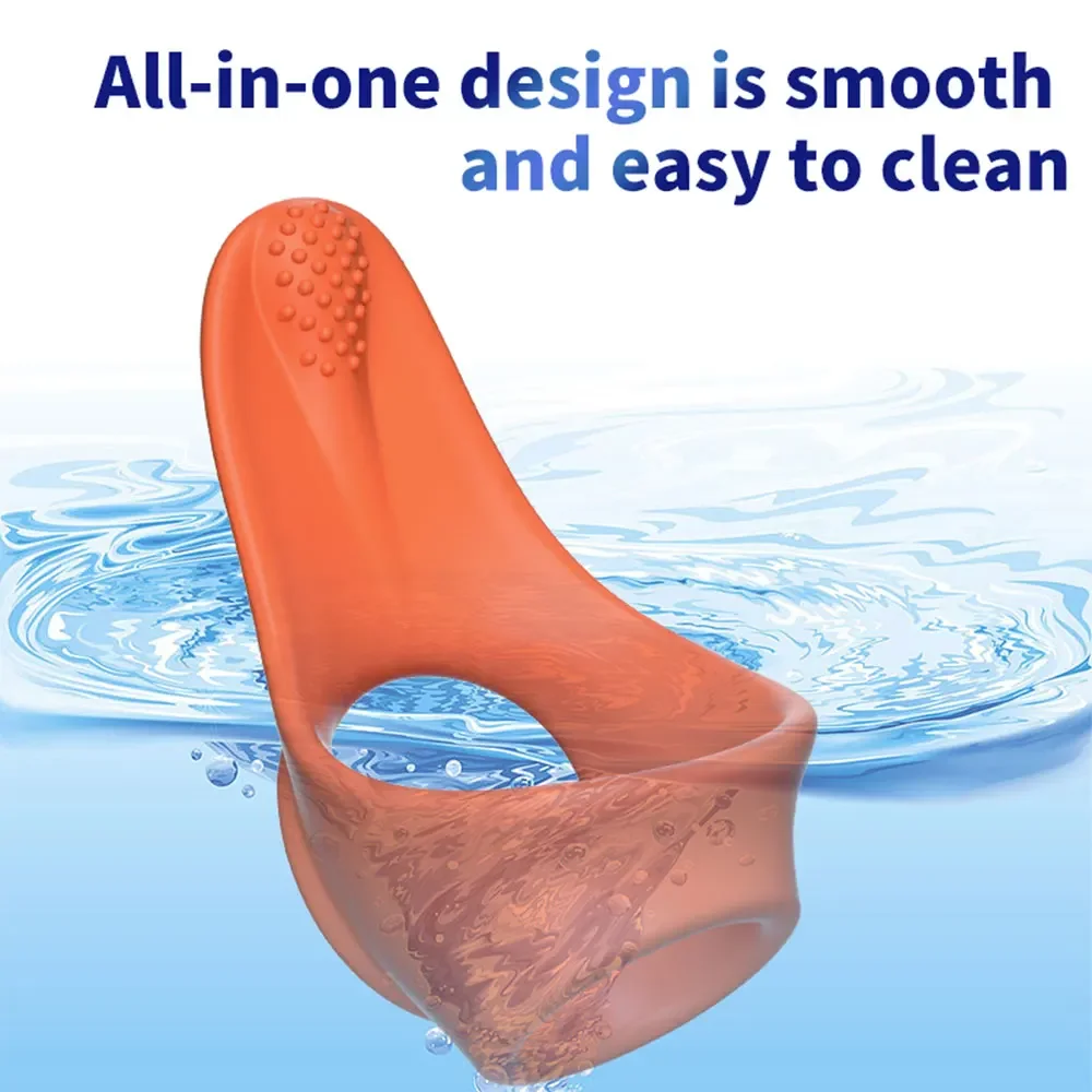 Reusable Soft Silicone Cock Ring Enhance Erections Scrotal Lock Delayed Ejaculation Penis Sleeve Dick Bondage Sex Toys for Men