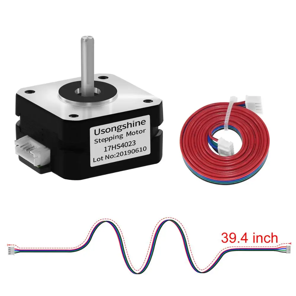 Nema17 17HS4023 1.0A XH2.54 Dupont do wytłaczarki Titan 4-przewodowy silnik Nema 17 42 12V / 24V Silnik drukarki 3D do części drukarek 3D