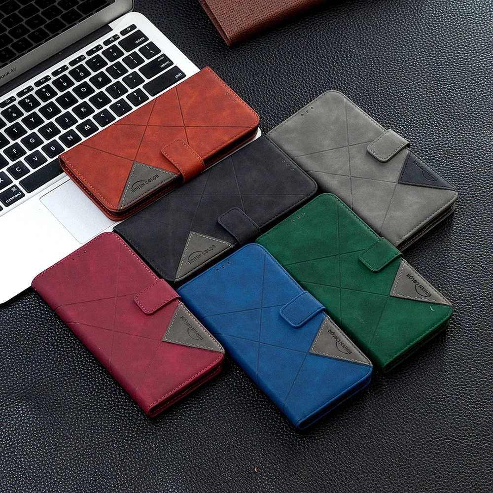 Wallet Prism PU Leather Case For Xiaomi 13T 13 Lite Poco F6 X6 M6 C65 C55 Redmi A3 13C 12C K70 Ultra K70E Redmi Note 13 Pro Plus