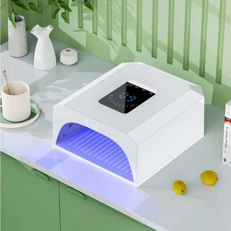 

Removable Base Nail Dryer with Rechargeable Lamp - Intelligent Sensor for Enhanced Nail Art, Flexible Design Nail Station