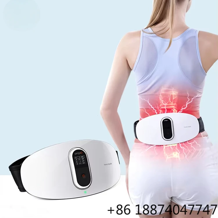 Hot Sell Lower Back Pain Relief Device Magnetic Therapy Heating Waist Massage Belt Machine for Women Men