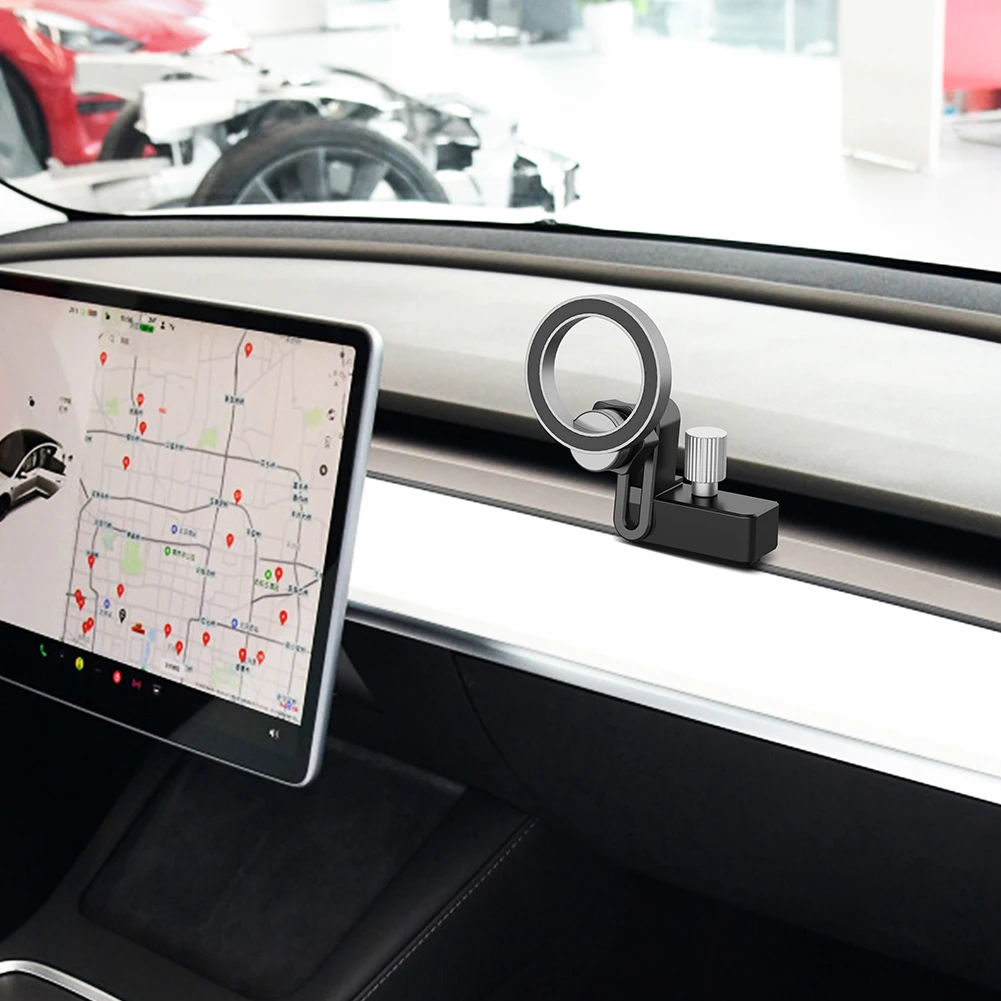 

Navigation Car Holder 360 Degree Rotation Smartphone Stand Support Quick Access Auto Accessories for TESLA Model 3 Model Y