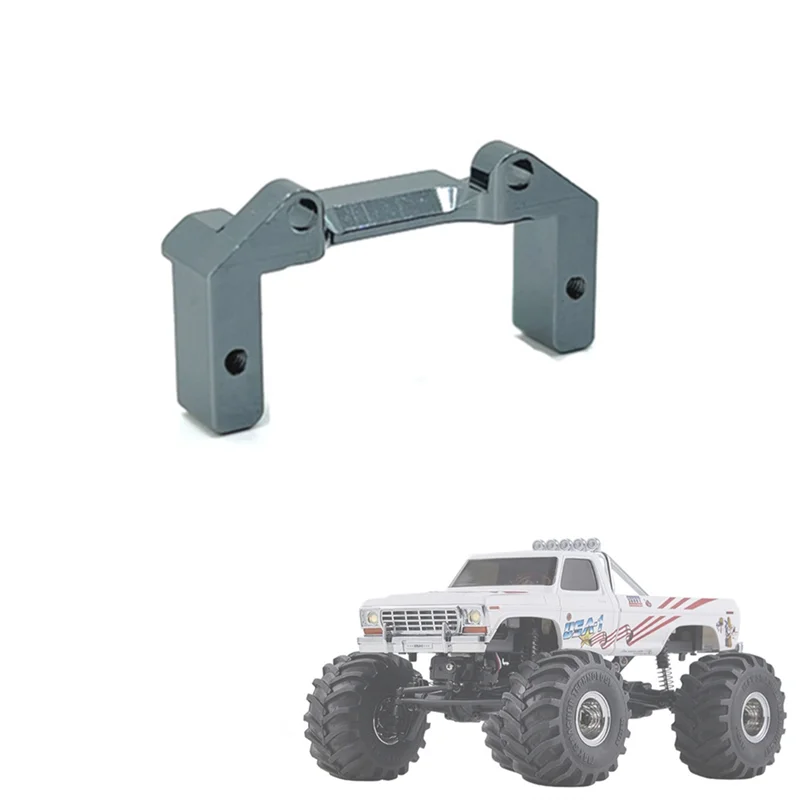 Metal Servo Mount for FMS FCX24 1/24 RC Crawler Car Upgrade Parts Spare Accessories,Titanium Color