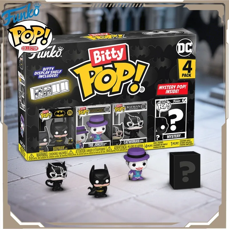 

Funko POP, оригинальная фигурка Бэтмена, 85-летия, женщина-кошка, Виктор, картофель фри, двухлицевая человек, игрушки для мальчиков и девочек, детский подарок