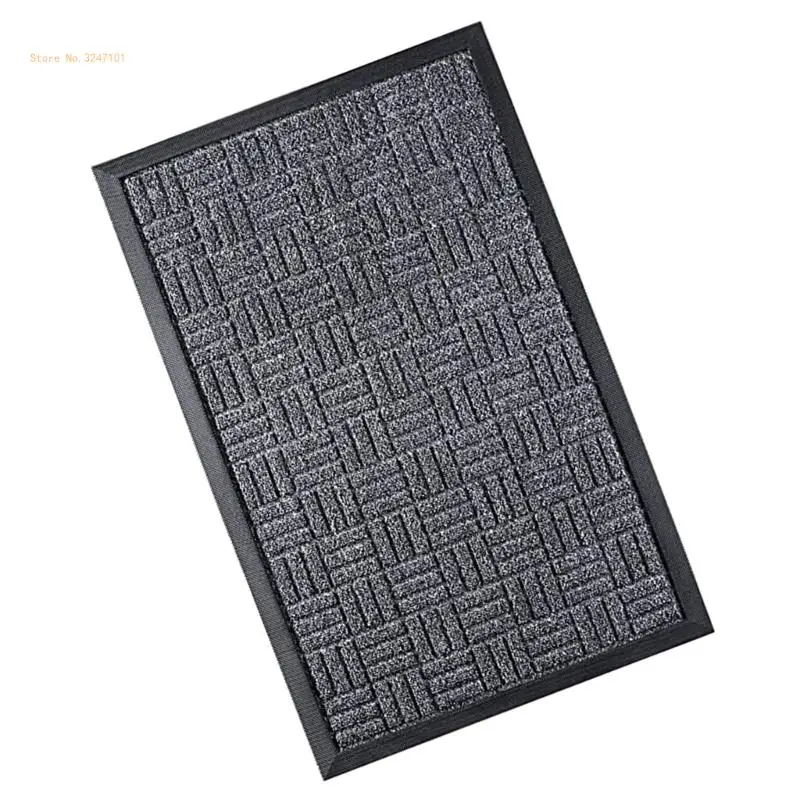 Anti-skid Floor Mat Rubber Rubbing Grinding Foot Door Mat Wear-resistant Rug Dropship