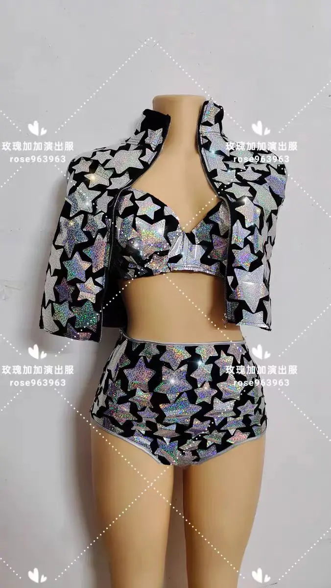 الملونة مثير الهيب هوب دعوى روك المغني الجاز الرقص أداء زي ملهى ليلي بار الإناث DJ الرقص فريق المرحلة الملابس