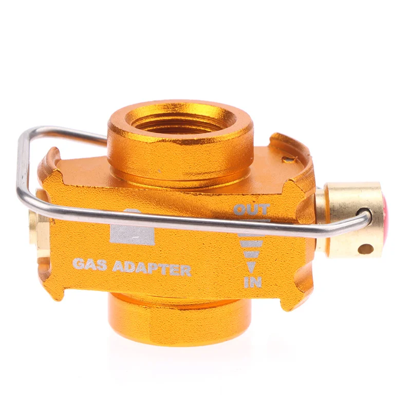 Camping Gas Adapter Valve Camping Gas Saver Plus Gas Converter Shifter Refill Flat Tank Conversion Adapter