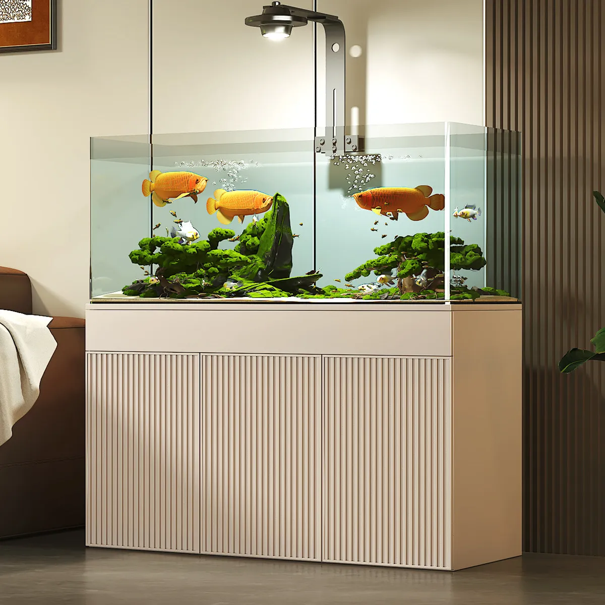 Aluminum alloy household living room fish tank bottom cabinet aquarium base fish tank cabinet