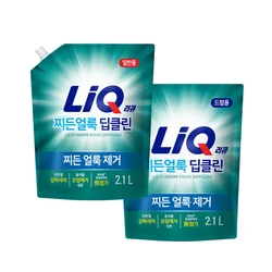 [꿀템농장] 리큐 찌든 얼룩 딥클린 액체세제 2.1L 파우치 2개