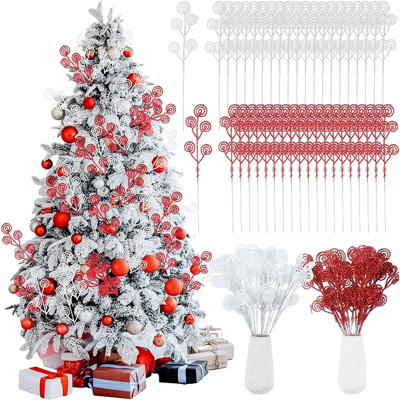 

30cm Candy Shape Spiral Flash Stick Branch Christmas Tree Decorations Xmas Festival 2026 Home New Year Gifts Party Decoration