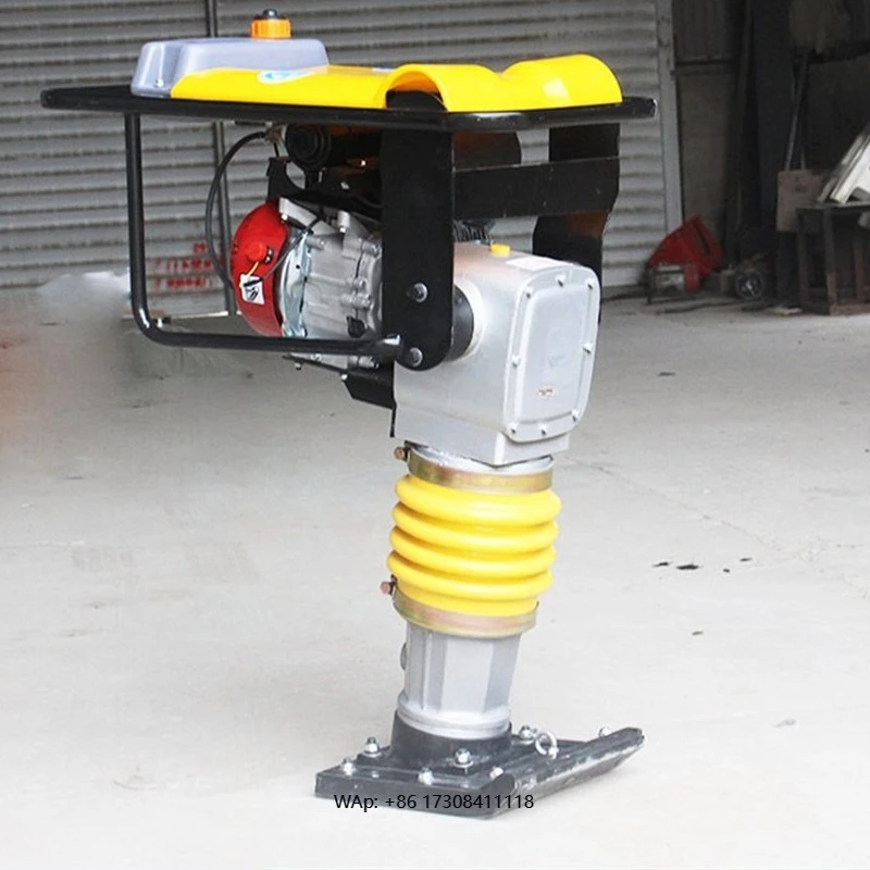 75kg Vibratory Tamping Rammer Compactor Ram Impact Machine with Core Motor Competitive Price