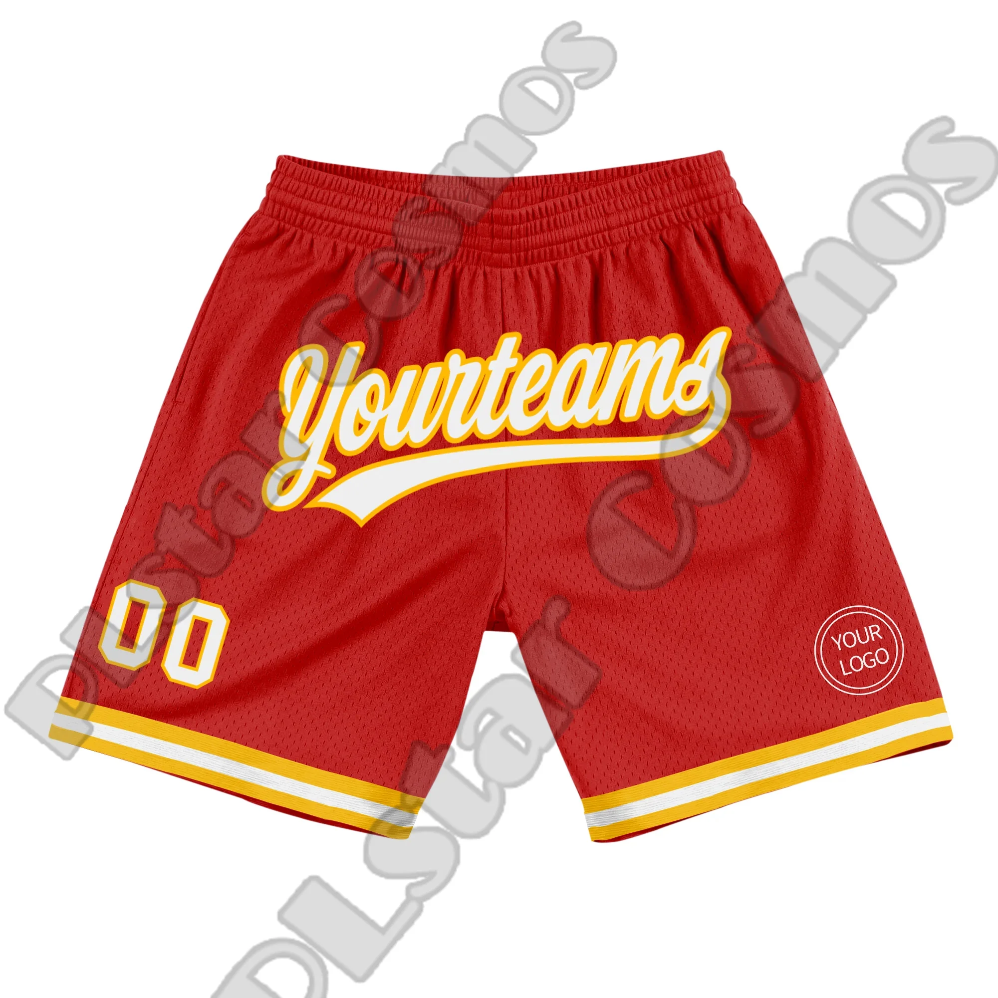 Nome personalizado Logotipo Número da equipe Basquete Shorts Calças Retro Malha Respirável Sportswear 3DPrint Verão Harajuku Drop Shipping X5