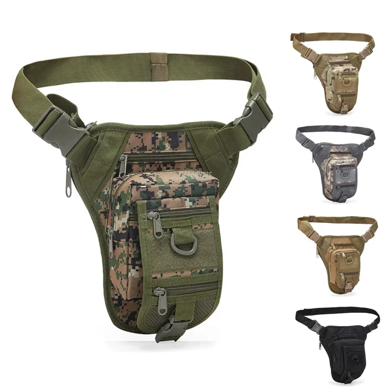 Tactical Leg Bag Outdoor Sport Waterproof Hunting Hiking Drop Thigh Pouch Multi-Purpose