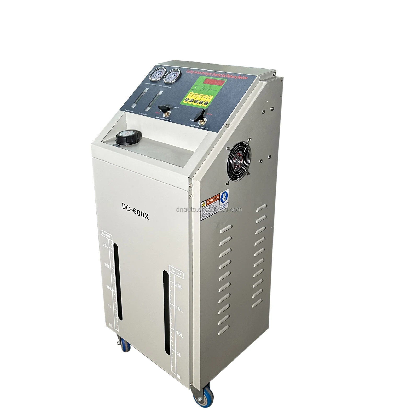 DC-600X Radiator Cooling System Cleaning Machine/Engine Radiator Coolant Liquid Flushing And Exchanging Equipment