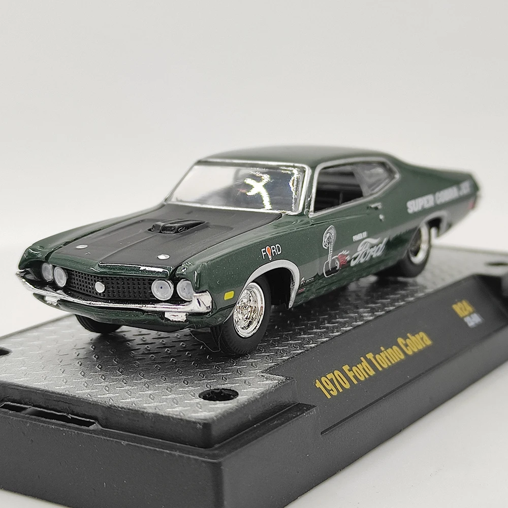 

Diecast M2 1:64 Scale 1970 Ford Torino Cobra Alloy Car Model Collectible Toy Gift Souvenir Display Ornament