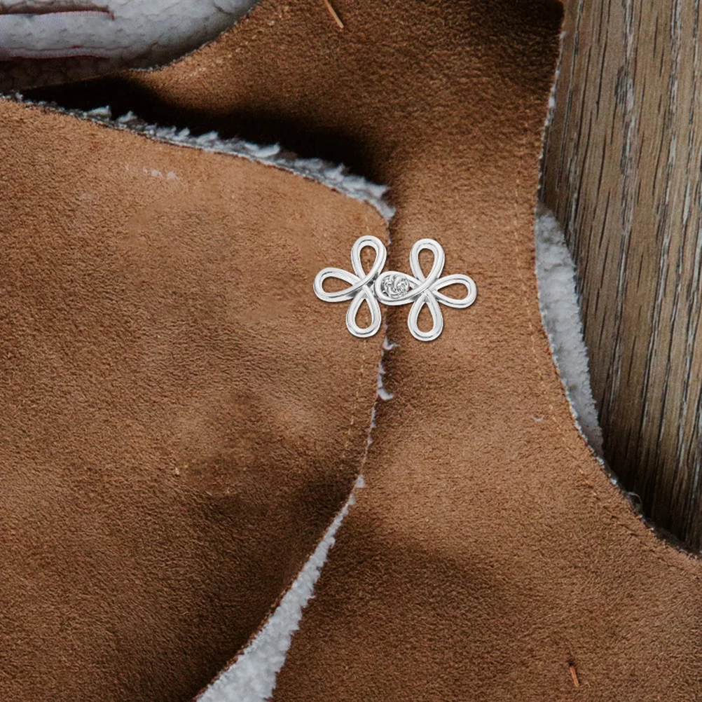 أزرار تبديل معدنية عتيقة أبازيم معطف الرجعية لخندق معطف سترة شال التفاف Diy بها بنفسك الملابس والاكسسوارات #2