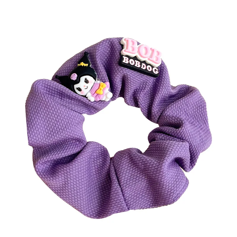 Cute Sanrio High End waffle with large intestine headband, Japanese and Korean fresh headband, black rice headband, cute headban image 5