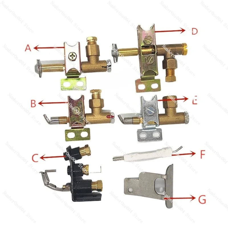 Clay Pot Stove Constant Flame Ignition Stand Fire Starter Cap Ignition Needle Three-prong Two-prong Fire Starter Head