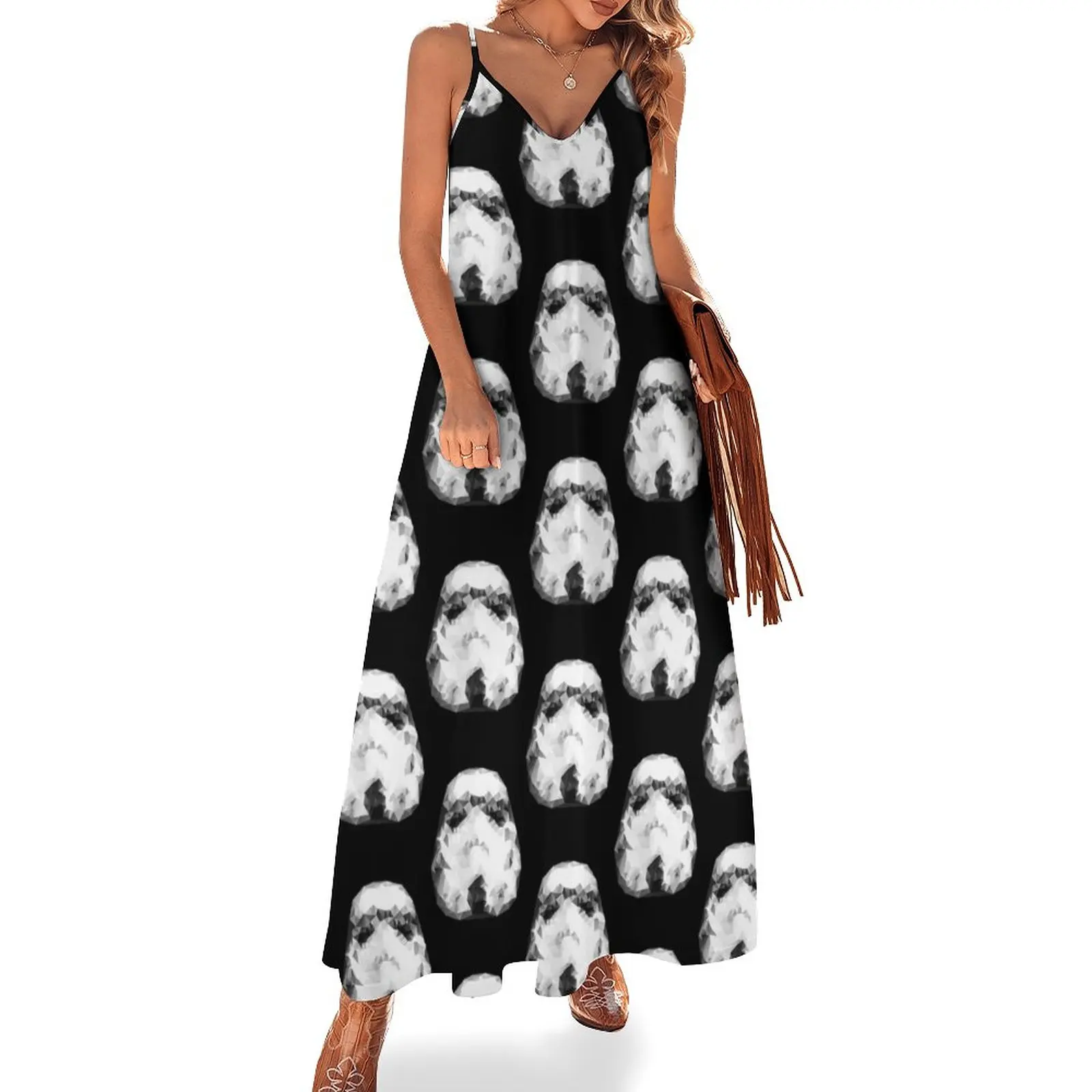 Stromtrooper Triangles Sleeveless Dress birthday dress clothes for women women clothes women's summer jumpsuit