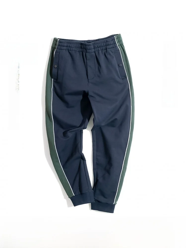 Loose Men's Sweatpants Middle-Aged Spring Autumn Casual Sports Long Trousers Dad Sle Comfortable Cotton Polyester Blend