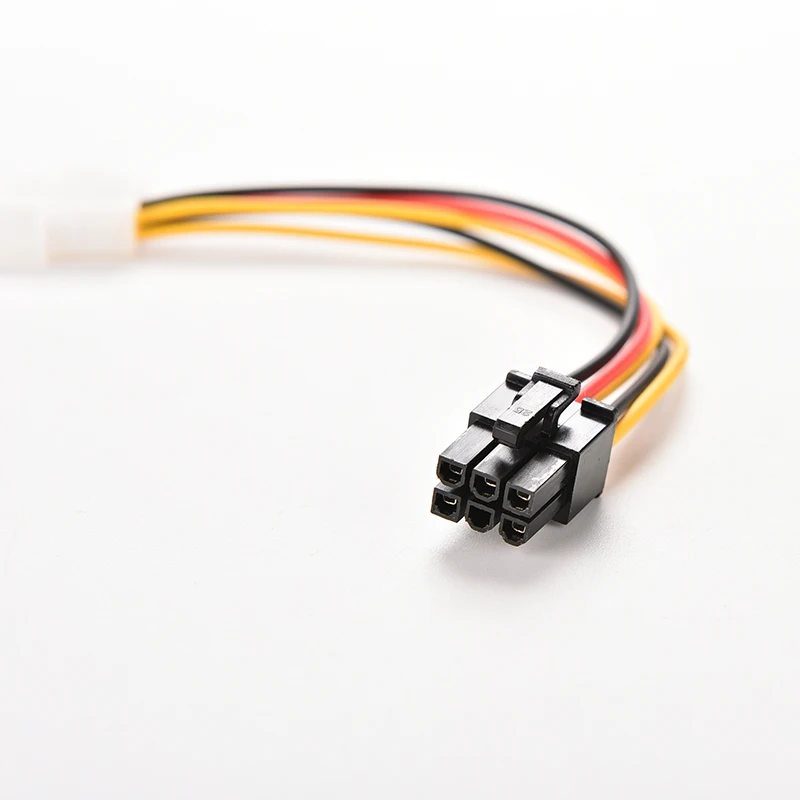 PCI-E Graphic Card Power Connector Cable Adapter Single4-Pin To 6-Pin New-F(x)