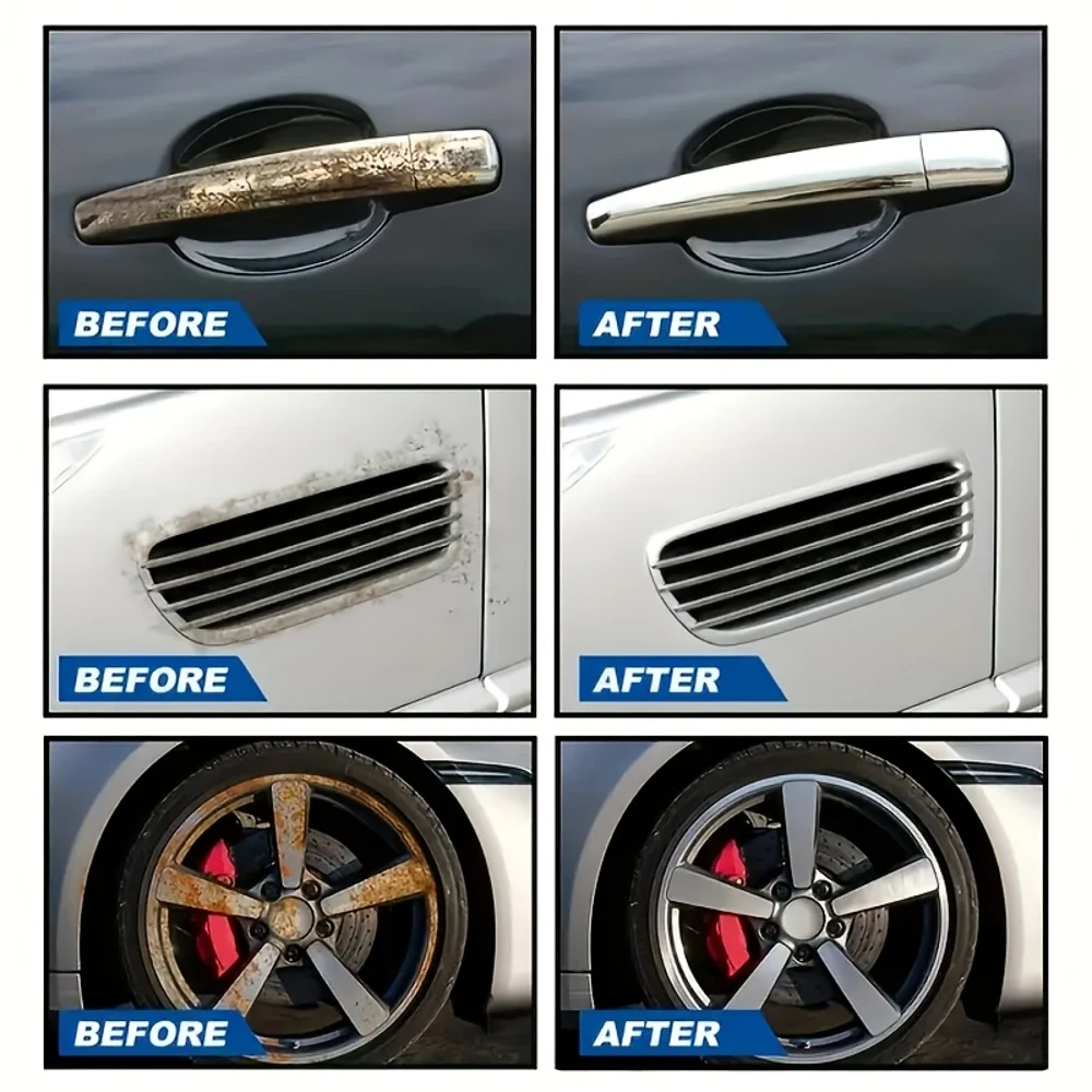 بخاخ مزيل صدأ الهيكل 100 مل - حماية فعالة من التآكل، تذوب الصدأ، منظف أكسدة أنبوب العادم لجزء سفلي السيارة #5