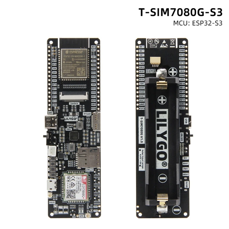 LILYGO T-SIM7080G-S3 ESP32-S3 Development Board Supports Cat-M NB-Iot Card PMU WIFI Bluetooth With GPS Flash 16MB PSRAM 8MB