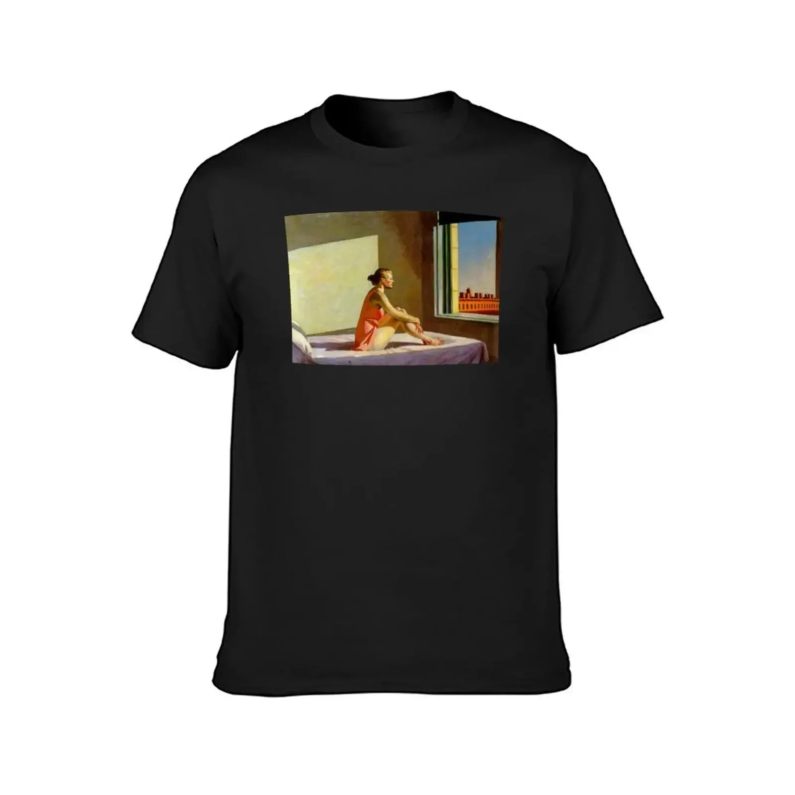 Morning Sun by Edward Hopper T-Shirt funny shirt cotton boys whites oversizeds fashion shirts tee shirts for men