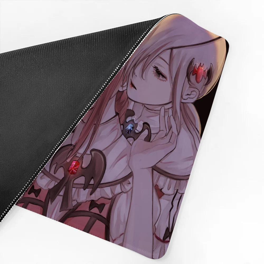 C-Chainsaw Man Mousepad Large Computer Gaming Accessories MousePads Desk Mats Anti-slip Laptop Soft Mice Pad