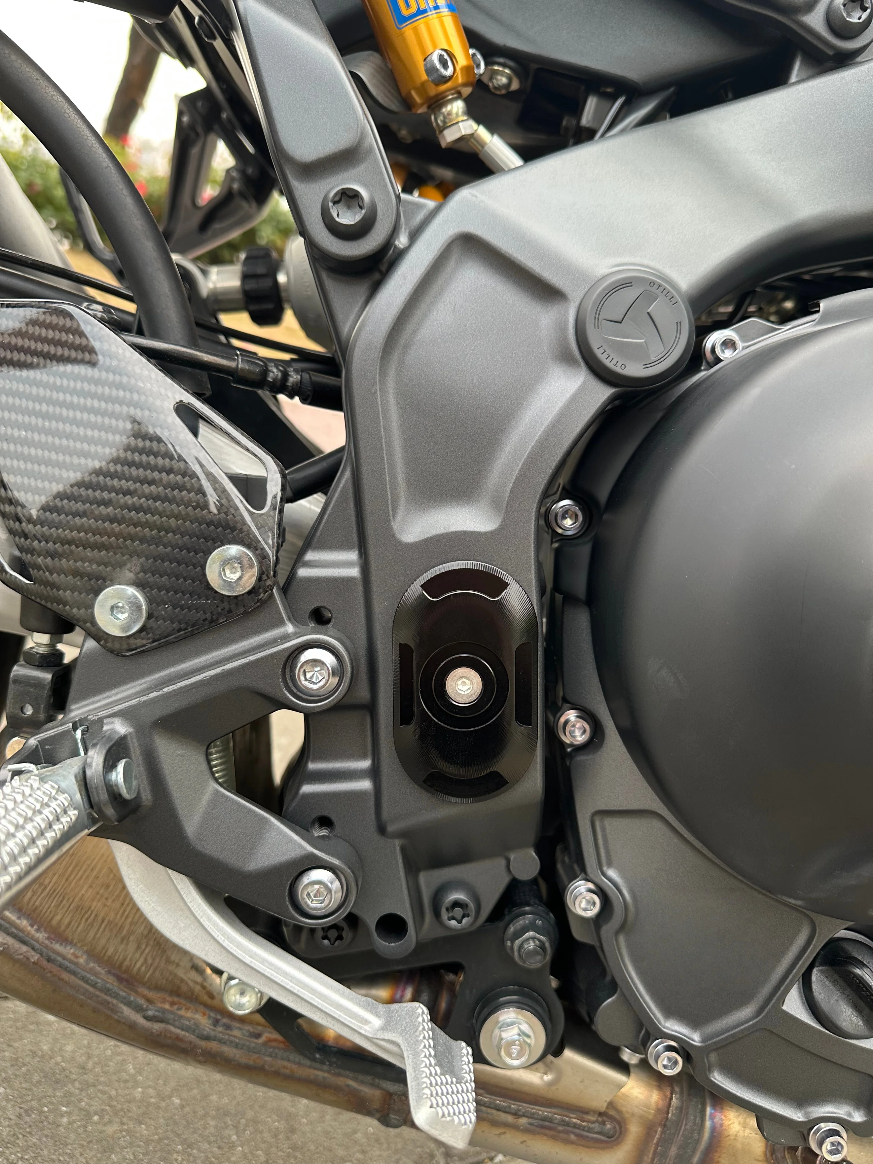 FOR YAMAHA Tracer9 GT Tracer9 GT+& Y-AMT  MT09 MT09 SP MT09 Y-AMT XSR900&GP NEW Motorcycle Frame Hole Cover Caps CNC 2021-2026 view 3