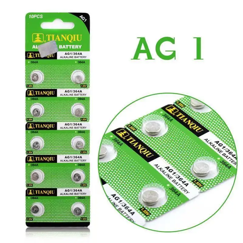 10~50PCS Button Batteries TQ AG1 LR621 364 SR621SW 621 LR60 CX60 Alkaline Button Coin Cell For Watch Toys Remote  Batteries