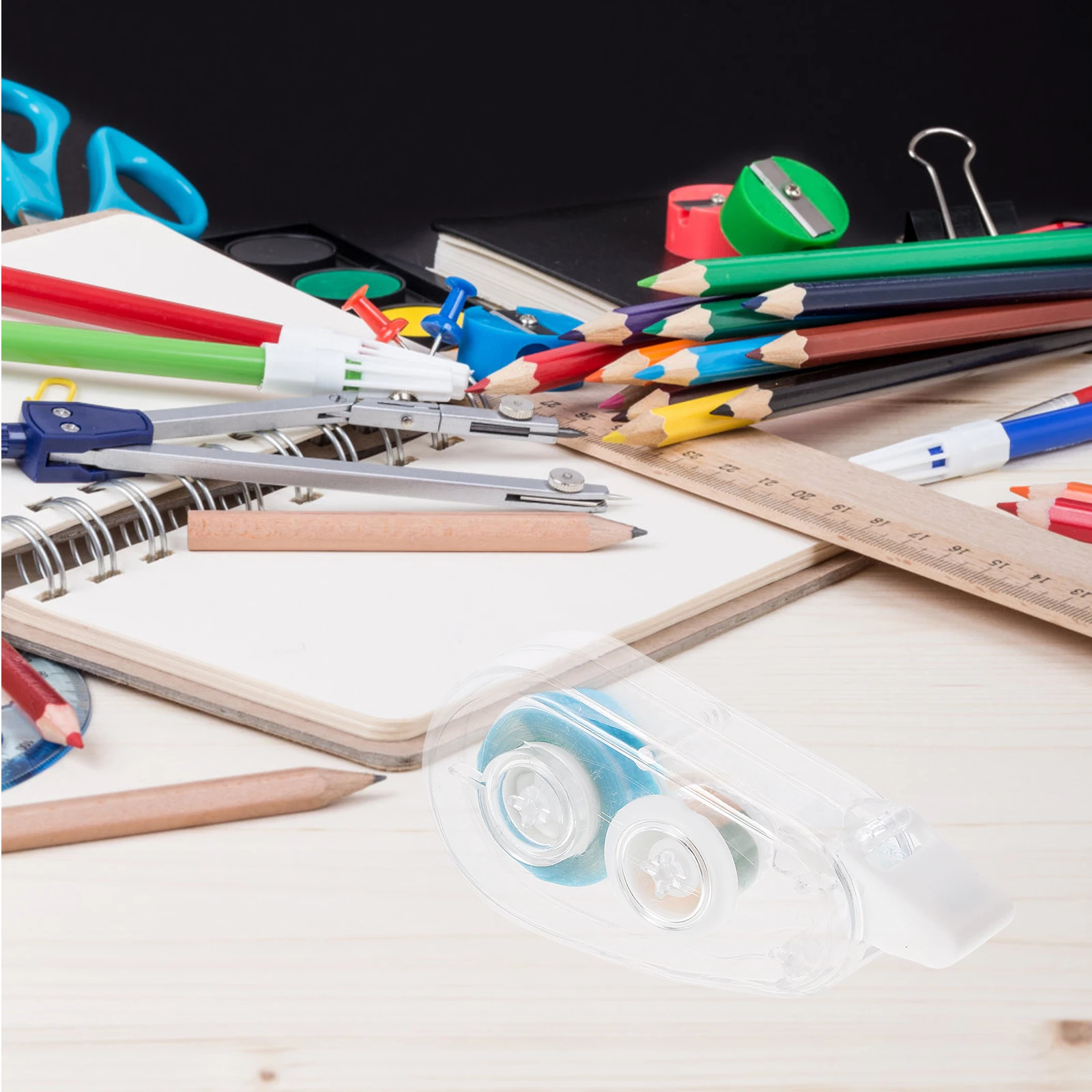 

4 Pcs Tape Scrapbook Glue Roller Supplies Double Side Adhesive Sided Scrapbooking for Crafts