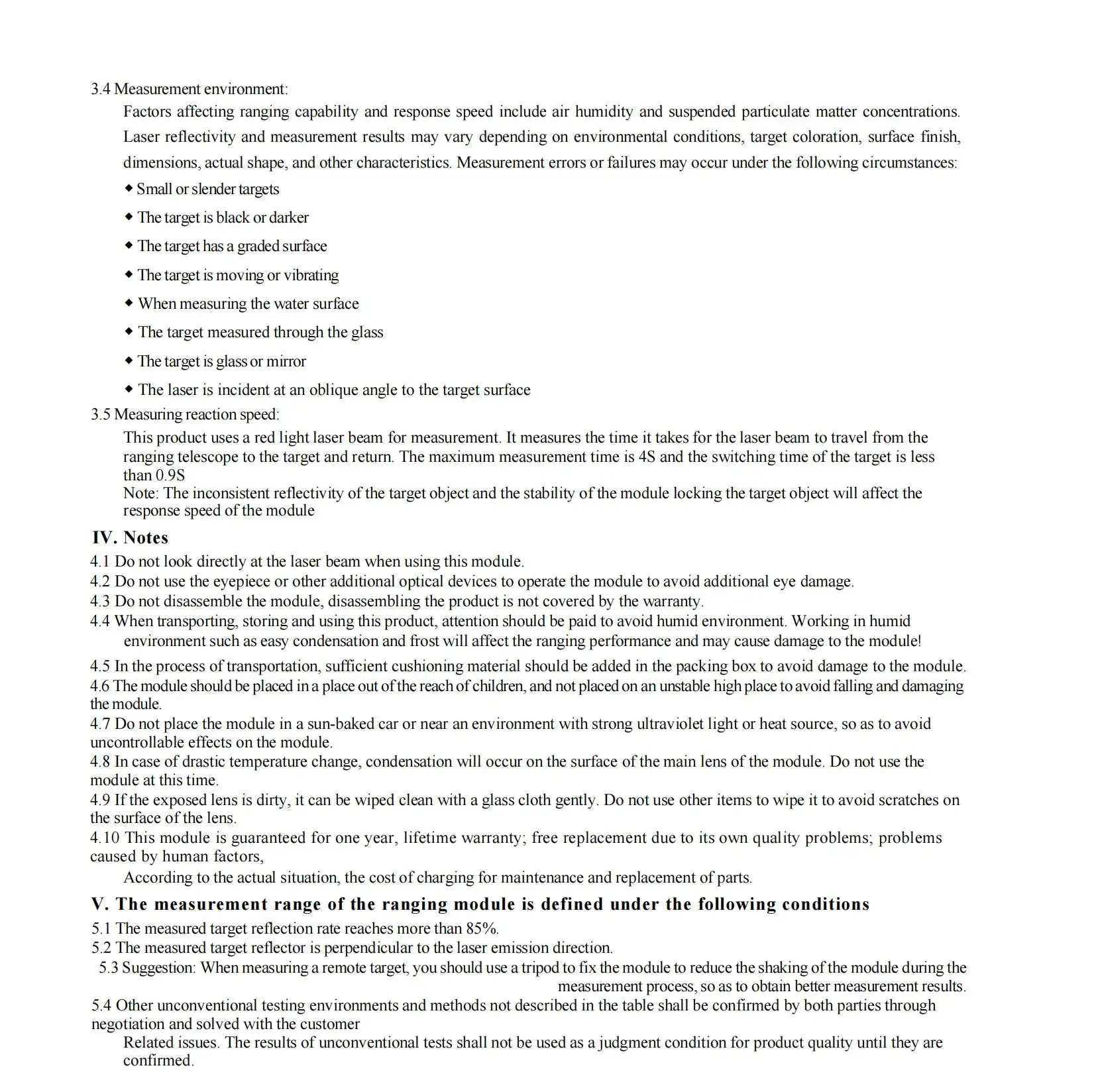 Hochpräzises Laser-Entfernungsmessmodul, Fabrik-Infrarot-Entfernungsmodul, Sensormodul, 60 Reis – Detail 19