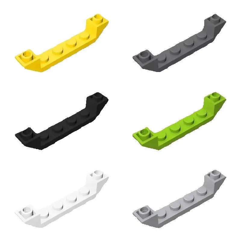 100pcs 52501 Slope Inverted 45 6 x 1 Double with 1 x 4 Cutou Bricks Collections For Technical MOC Buildings Bulk Modular GBC To