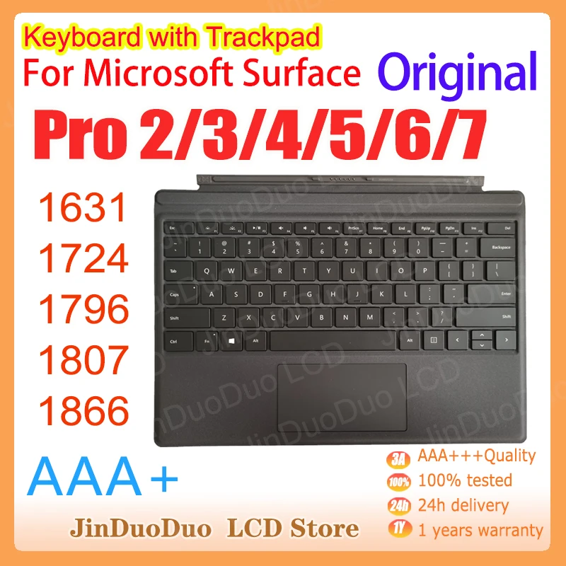 

Original Keyboard Tablet For For Microsoft Surface Pro4 Pro5 Pro6 Pro7 Wireless Bluetooth Touchpad Keyboard Replacement