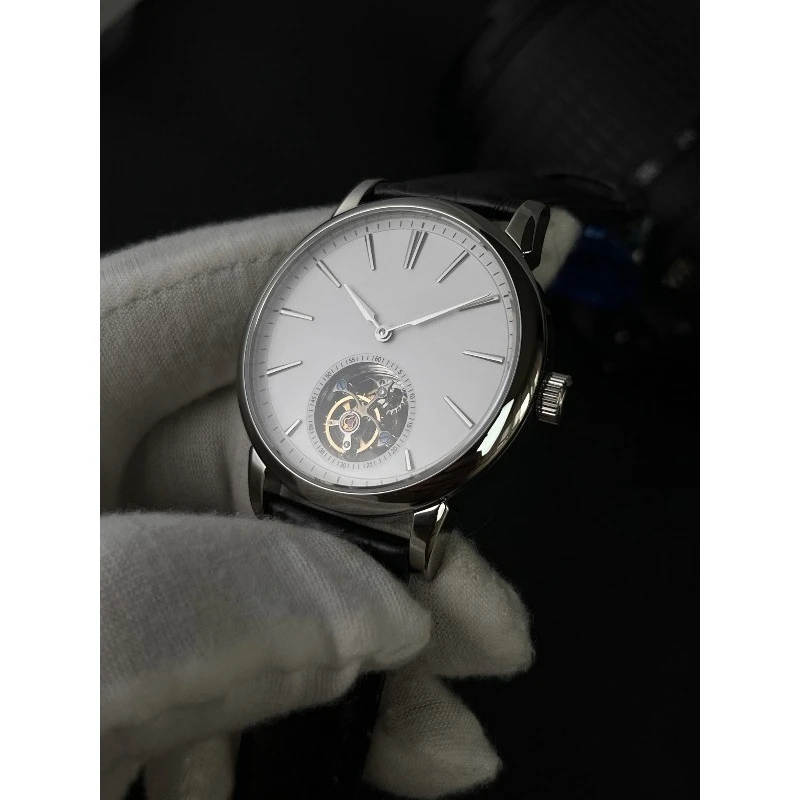 Zegarek męski premium tourbillon, modny, retro, nakręcany ręcznie, mechaniczny, ekskluzywny zegarek męski, zegarek miłosny, rodzinny, prawdziwy.
