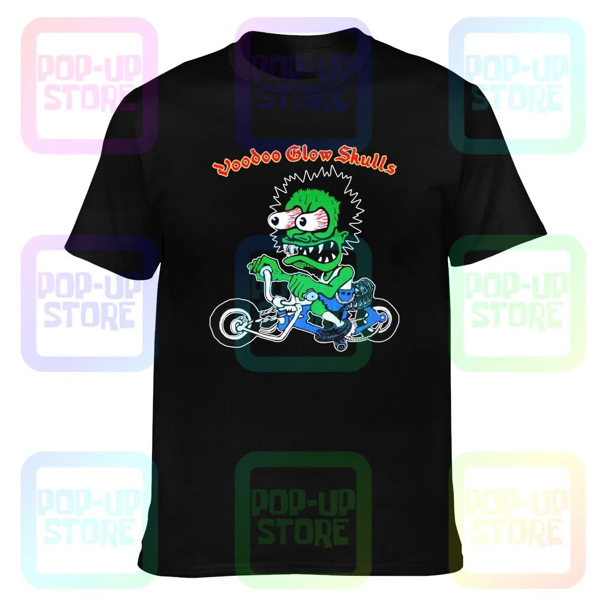 Voodoo Glow Skulls Logo Ska Punk Band camiseta rara divertida clásica cómoda