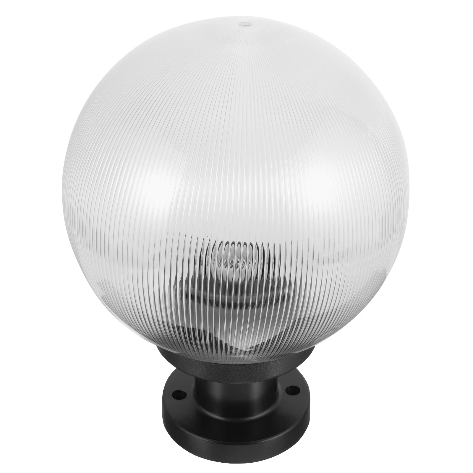 

1 комплект, сменный сферический абажур, круглый глобус, крышка, уличный акриловый абажур для двора, патио, палубы, стойки, лампы