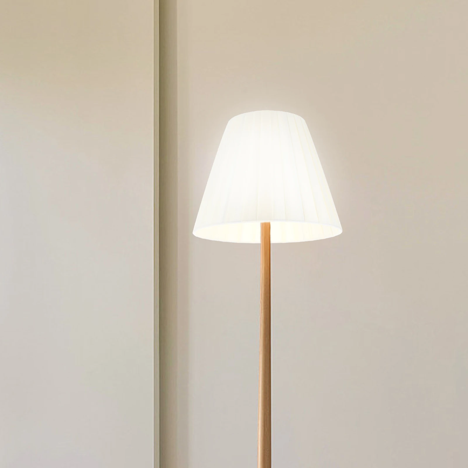 

Cloth Lamp Shade Iron Frame Simple Design Suitable for Bedroom Study Hotel Replacement Light Cover Table Lamp Shade