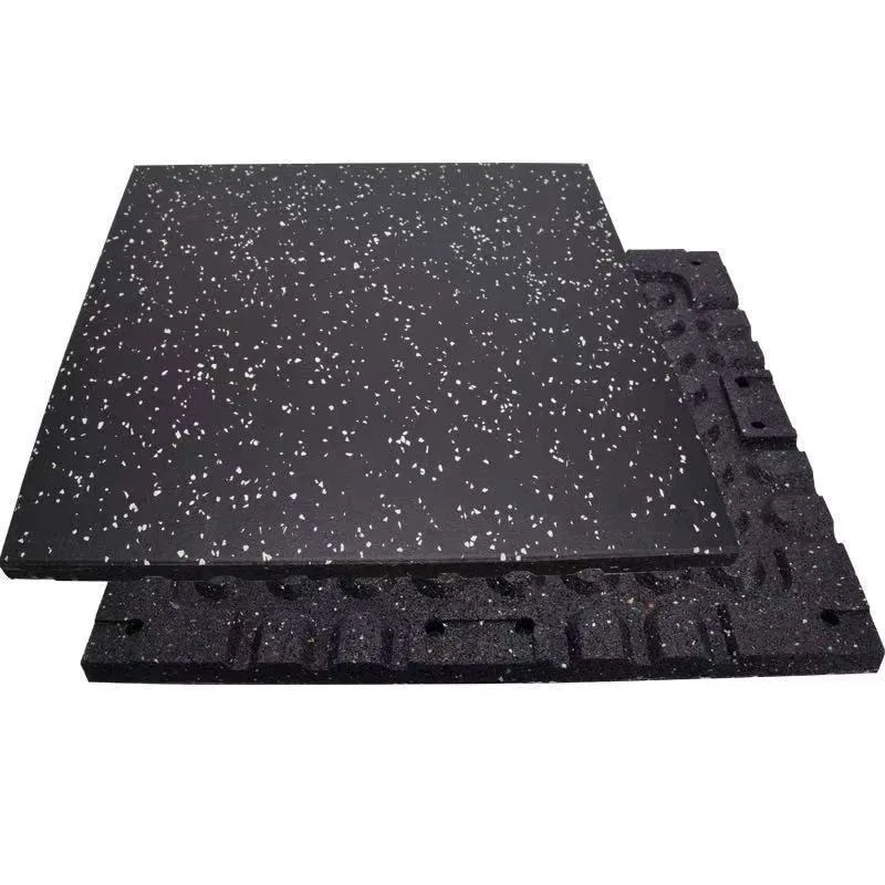 Gym rubber floor mat strength area skipping rope silencing shock absorption cushioning floor glue splicing floor tiles
