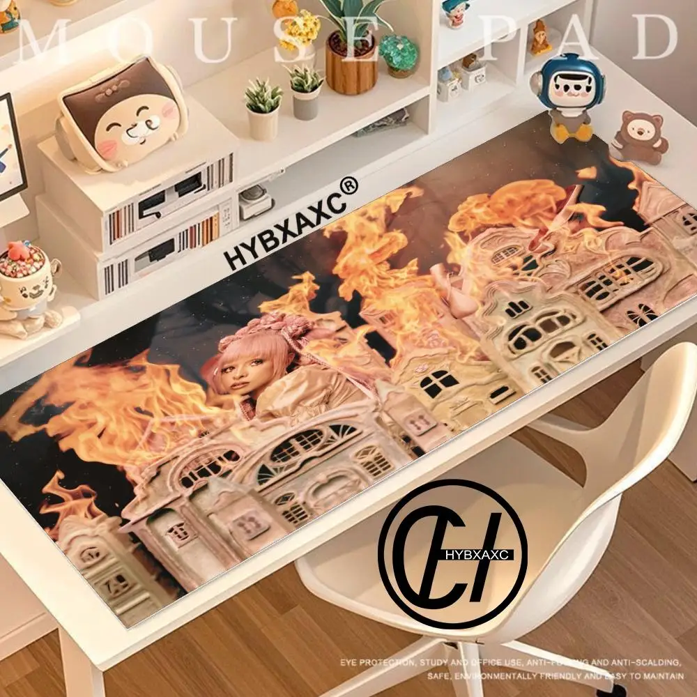 

HD M-Melanie M-Martinez HADES MousePad Non-slip Locking Edge PC Laptop Accessories Rubber Office Keyboard Large Game XXL DeskMat
