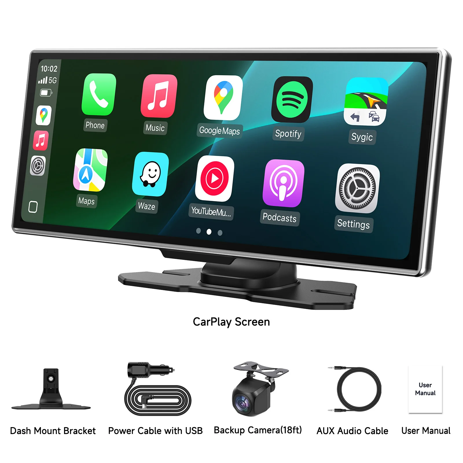 10.26 بوصة راديو السيارة العالمي الوسائط المتعددة نظام تحديد المواقع والملاحة اللاسلكية JIUYIN CarPlay أندرويد السيارات مرآة مشغل موسيقى