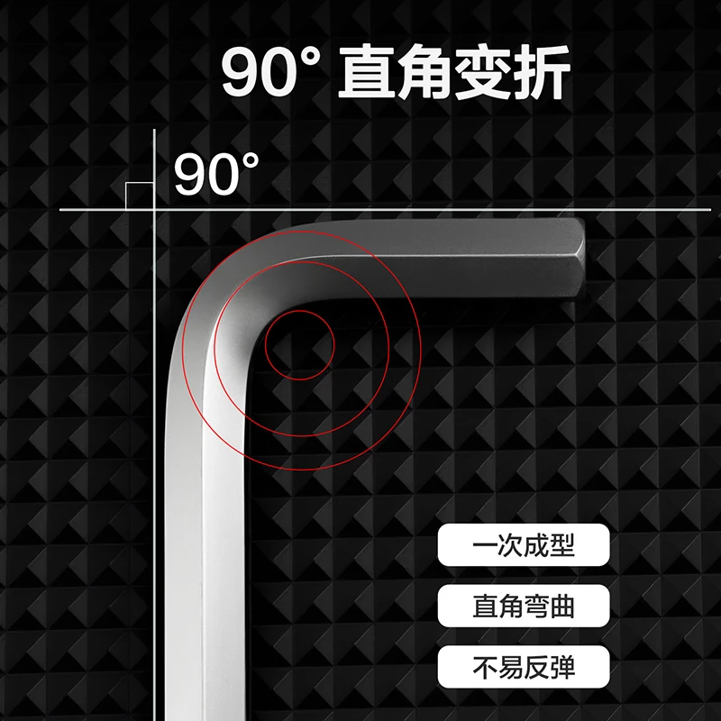 Allen Key Set L Wrench Kit For Allen Screw 9PCS Long Arm Hex Key Set 1.5mm To 10mm Hexagon Spanner Hand Tools For Bicycle Repair