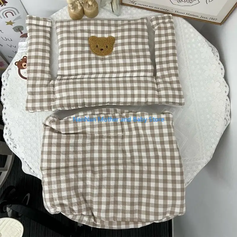 وسادة كرسي مرتفع للأطفال، غطاء وسادة مقعد مرتفع قابل للتنفس للأطفال #4