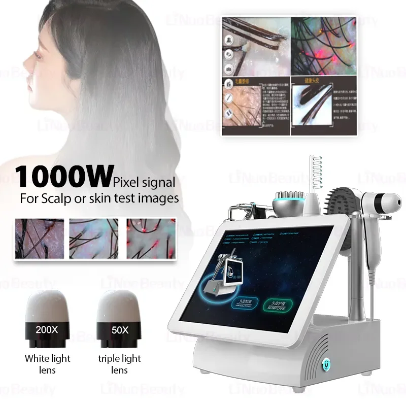

Professional Digital Relax Scalp Analyzer Home Use Hair Care Growth Machine US Relax Scalp Massage Comb Scalp Scanner Anti-Loss