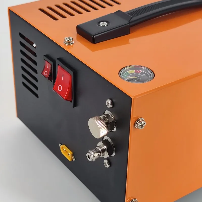 รถ 12V ไฟฟ้าแรงดันสูง Inflator 30Mpa 220 V/110 V แบบพกพากลางแจ้ง Compressed Air ปั๊ม Submersible หายใจปั๊ม 4500psi