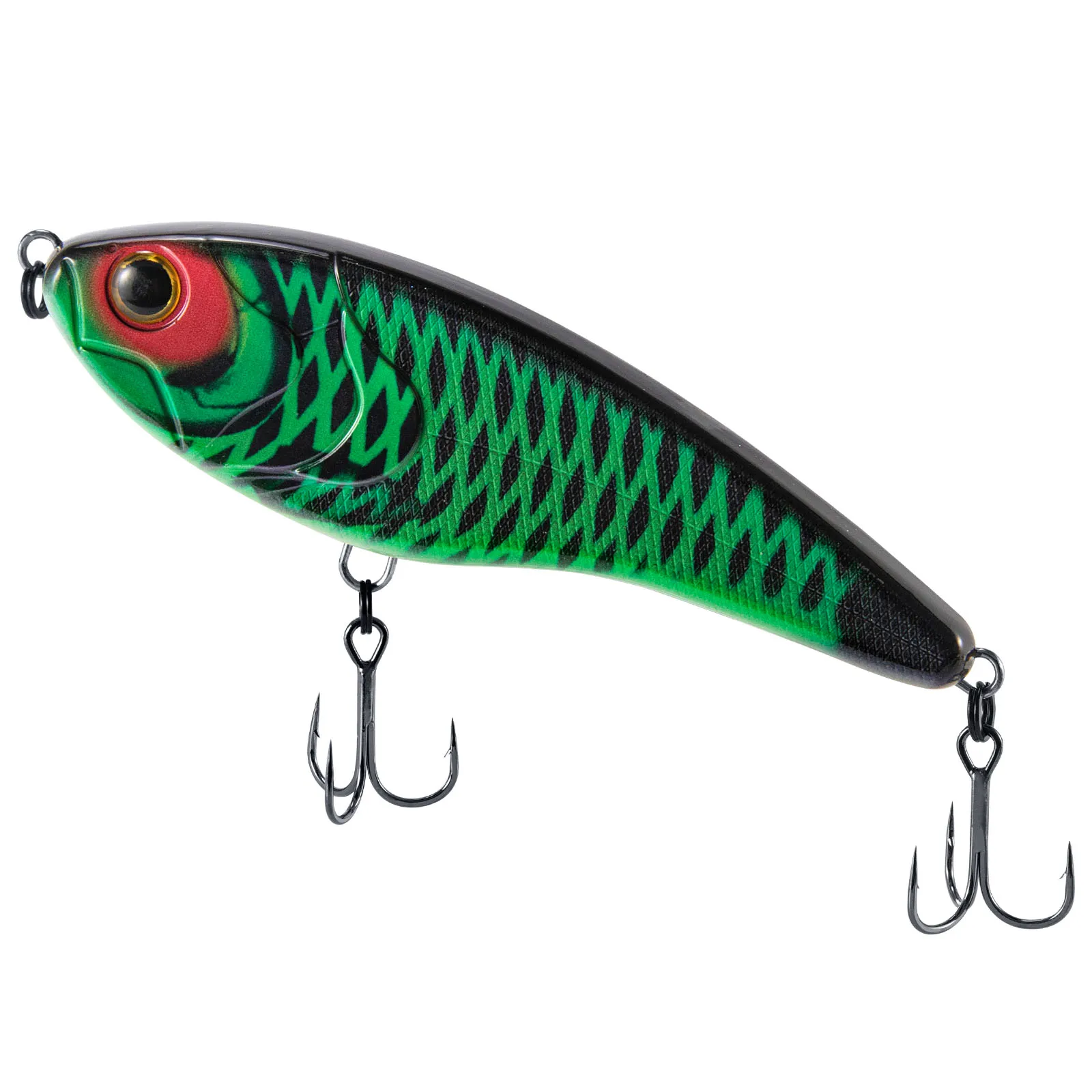 130 mm/57 g Jerkbait-Angelköder, langsam sinkender Wobbler für Hecht, Zander, Forellenköder, Süßwasser, Salzwasser, Kurbelköder – Detail 13