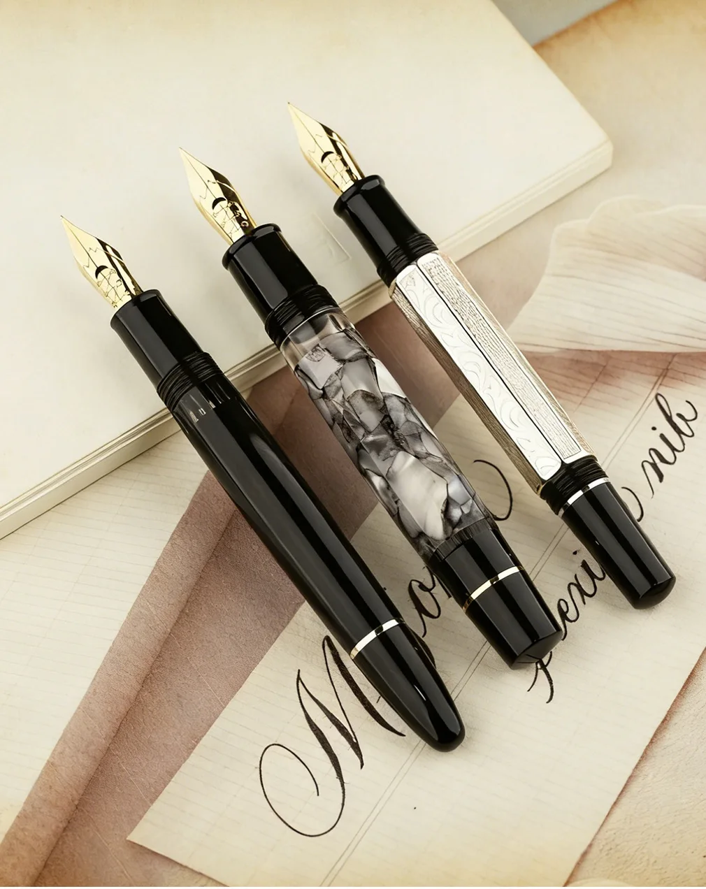 Neuer MAJOHN P139 P138 P136 Klassischer Füllfederhalter mit flexibler Feder – Weicher Business-Schreibstift für modifiziertes Schreiben ES ER – Detail 4