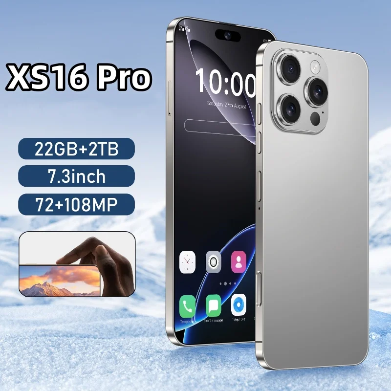 

2025 Original Pad XS16 Pro+ Tablet PC 7.3 inch HD 4K Android 14 22GB+2TB 8000mAh Battery 4G 5G Dual Sim Card WiFi GPS Google Tab